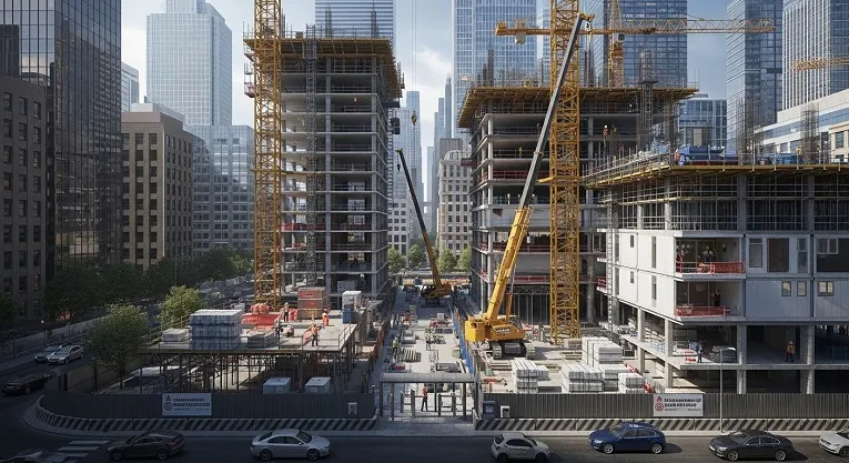 Adapting to Urban Construction Constraints: Space, Height, and Access Solutions